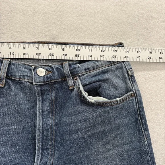 Reformation Serena High Rise Skinny Jeans Womens 26 Blue Stretch Denim Kasai - Picture 9 of 15